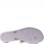 WOMEN GUESS TUTU2 MULTI COLOR & PATTERN WHITE BASE THONG SANDAL WITH BOW!!!