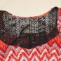 Womens 'Material Girl' Rayon/Lace Sleeveless Summer/Spring Zipper Dress Size XL