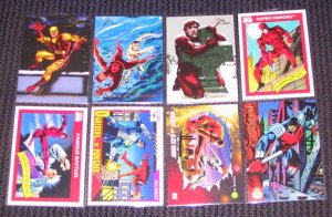 Daredevil Cards Marvel Flair Universe Lot of 8 NM-M