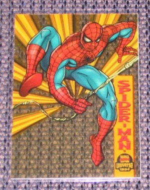 Marvel Universe 1994 (Fleer) Suspended Animation Card #6- Spider-Man NM-M