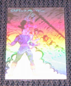 DC Cosmic Teams (SkyBox 1993) Hologram Card DCH11- Captain Marvel VG