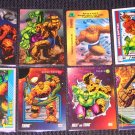 Thing Cards- Fantastic Four Hulk Marvel Flair Universe- Lot of 8 NM-M