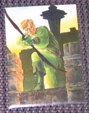 DC Master Series (SkyBox 1994) Foil Card F3 - Green Arrow EX