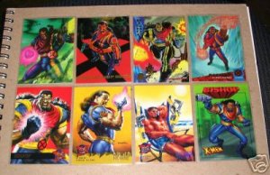 Bishop Cards- Marvel Flair X-Men- Lot of 8 NM-M