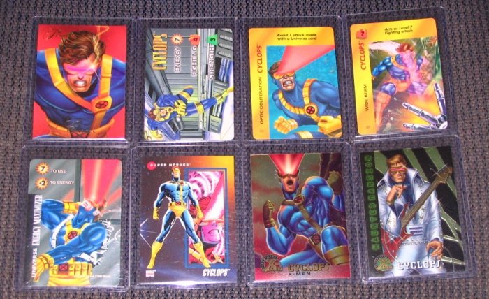 Art Collectibles Marvel Cards OverPower 1995 1997 Card Game X men Cyclop Colossus Collectibles 