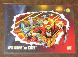 Marvel Universe Series 3 (Impel 1992) Card #77- Wolverine and Cable NM