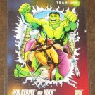 Marvel Universe Series 3 (Impel 1992) Card #76- Wolverine and Hulk NM