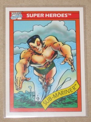 Marvel Universe Series 1 (Impel 1990) Card #16- Sub-Mariner NM