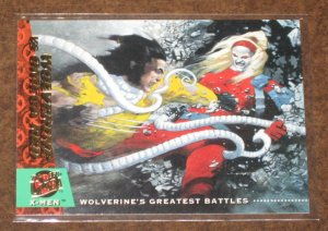 X-Men, 1994 Fleer Ultra Card #139- Wolverine vs. Omega Red NM