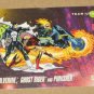 Marvel Universe Series 3 (Impel 1992) Card #88- Wolverine, Ghost Rider and Punisher EX-MT