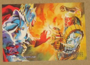 X-Men, 1995 Fleer Ultra Card #128- Cable vs. Stryfe EX-MT