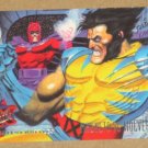 X-Men, 1995 Fleer Ultra Card #134- Magneto vs. Wolverine EX-MT