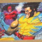 X-Men, 1995 Fleer Ultra Card #134- Magneto vs. Wolverine EX-MT