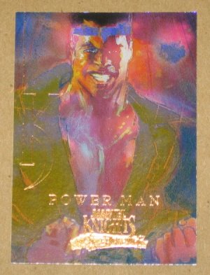 Marvel Masterpieces Set 3 (Upper Deck 2008) Knights Chase Card MK 8 - Power Man EX