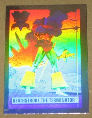 DC Cosmic Cards (Impel 1991) Hologram Card DCH3- Deathstroke the Terminator EX