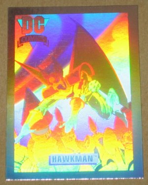 DC Cosmic Cards (Impel 1991) Hologram Card DCH6- Hawkman EX