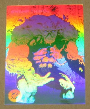 DC Cosmic Teams (SkyBox 1993) Hologram Card DCH16- Swamp Thing EX