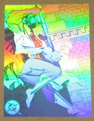 DC Cosmic Teams (SkyBox 1993) Hologram Card DCH15- Superman EX