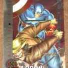 X-Men All Chromium, Fleer Ultra 1995 - Gold-foil Signature Card #80- Logan NM