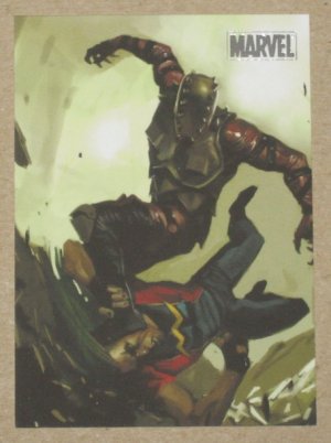 Marvel Heroes and Villains (Rittenhouse 2010) Parallel Card #12- Wonder-Man vs. Penance NM