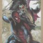 Marvel Heroes and Villains (Rittenhouse 2010) Parallel Card #78- Spider-Man vs. Morbius NM