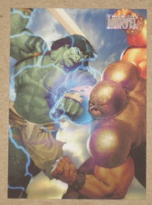 Marvel Heroes and Villains (Rittenhouse 2010) Parallel Card #3- Skaar vs. Juggernaut EX