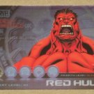 Marvel Heroes and Villains (Rittenhouse 2010) Most Wanted Card M2- Red Hulk EX