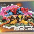 Marvel Universe 3 (Impel 1992) Card #74- Spider-Man and Wolverine NM