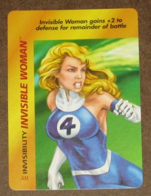 Marvel OverPower (Fleer 1995) - Invisible Woman Invisibility Card NM