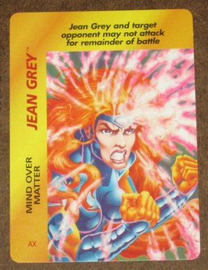 Marvel OverPower (Fleer 1995) - Jean Grey Mind Over Matter Card NM