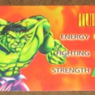 Marvel OverPower (Fleer 1995) - Hulk Hero Card EX-MT