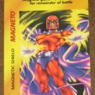 Marvel OverPower (Fleer 1995) - Magneto Magnetic Shield Card EX-MT