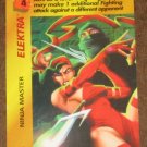 Marvel OverPower (Fleer 1995) - Elektra Ninja Master Card EX