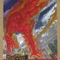 Marvel Metal (Fleer 1995) Metal Blaster Card #6- Human Torch VG