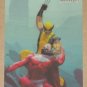 Marvel Heroes and Villains (Rittenhouse 2010) Parallel Card #35- Wolverine vs. Magneto NM