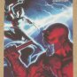 Marvel Heroes and Villains (Rittenhouse 2010) Parallel Card #54- Elektra vs. Skrull Daredevil NM