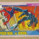 Marvel Universe Series 2 (Impel 1991) Card #91- Spider-Man vs. Venom NM