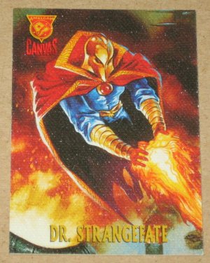 Amalgam (Fleer/SkyBox 1996) Canvas Card #1- Doctor Strangefate G