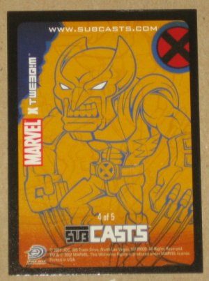 Marvel Masterpieces Set 1 (Upper Deck 2007) Subcasts Card #4- Wolverine VG