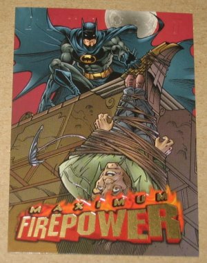 DC Outburst FirePower (Fleer/SkyBox 1996) Maximum Card #1 EX