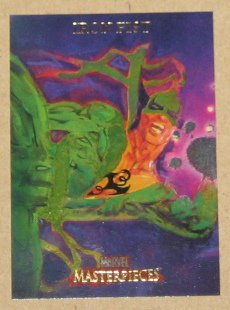 Marvel Masterpieces Set 1 (Upper Deck 2007) Fleer Parallel Foil Card #42- Iron Fist EX