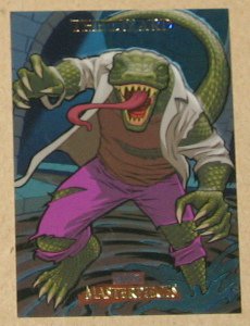 Marvel Masterpieces Set 1 (Upper Deck 2007) Fleer Parallel Foil Card #50- Lizard EX