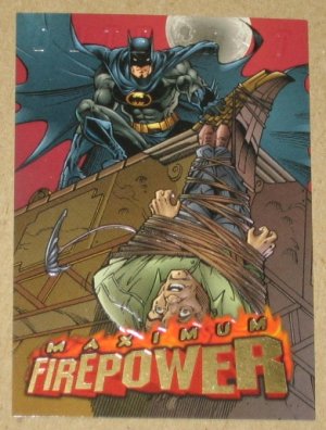 DC Outburst FirePower (Fleer/SkyBox 1996) Maximum Card #1 EX-MT