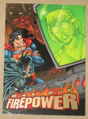 DC Outburst FirePower (Fleer/SkyBox 1996) Maximum Card #2 EX-MT