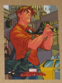 Marvel Masterpieces Set 1 (Upper Deck 2007) Spider-Man Insert Card S2- Peter Parker EX-MT