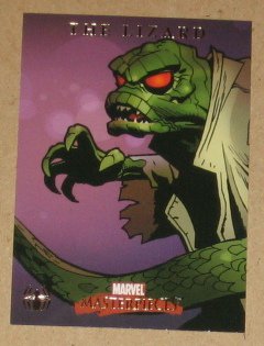 Marvel Masterpieces Set 1 (Upper Deck 2007) Spider-Man Insert Card S9- The Lizard EX-MT