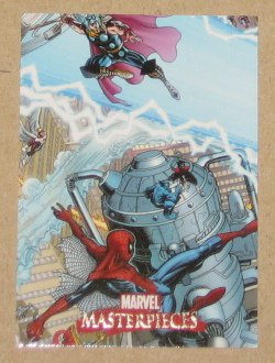 Marvel Masterpieces Set 1 (Upper Deck 2007) Splash Page Card Adams #1 EX-MT