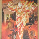 70 Years of Marvel Comics (Rittenhouse 2010) Metalic Ink Parallel Tribute Card T7- Human Torch EX-MT