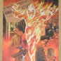 70 Years of Marvel Comics (Rittenhouse 2010) Metalic Ink Parallel Tribute Card T7- Human Torch EX-MT