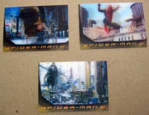 Spider-Man Movie 2 (Upper Deck 2004) Lenticular Card Set NM